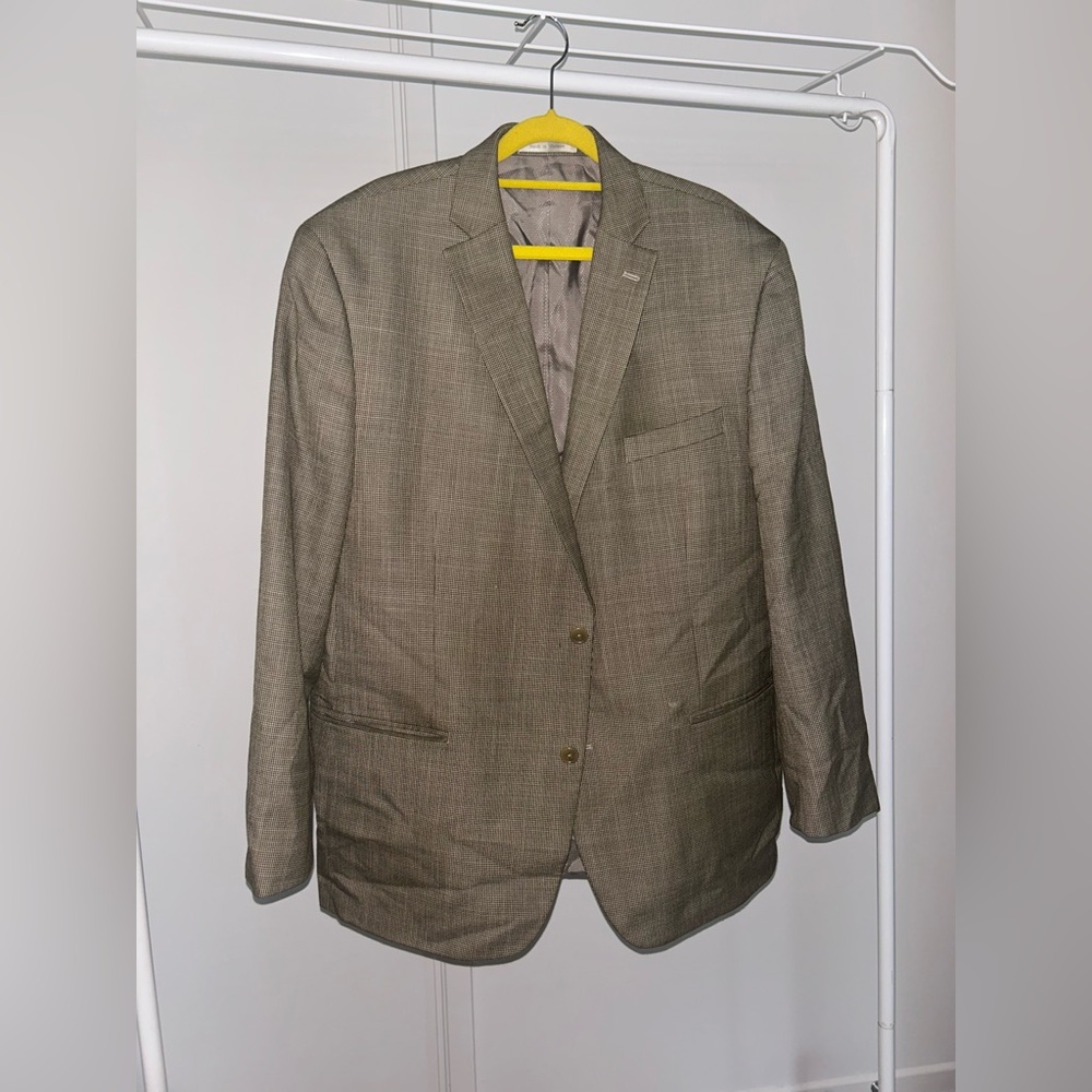 Michael Kors Men’s Sport Coat Blazer – Macy’s – Tan / Beige – Size 46R